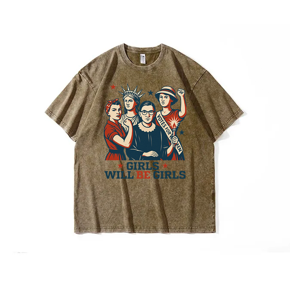 July 4th Patriotic Washed Shirt for Unique & Love | JNSJuly44