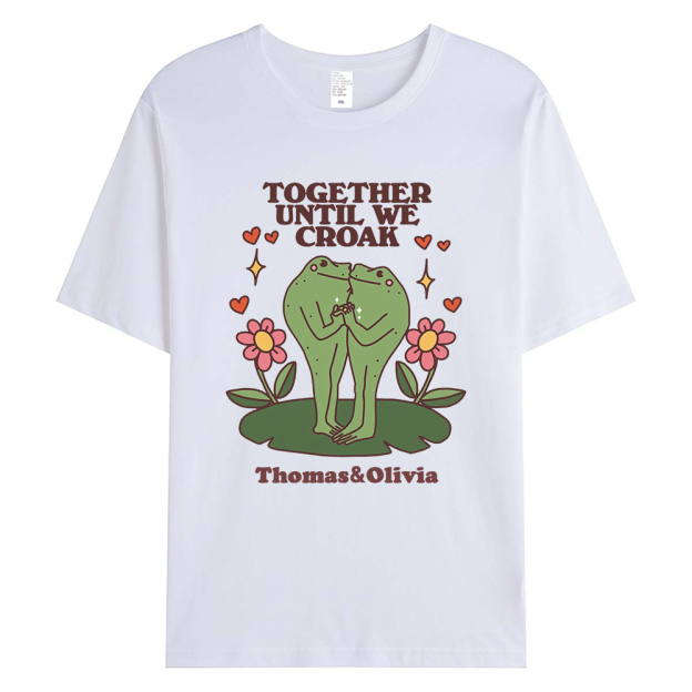 Personalized Name Frog Anniversary Shirt for Unique & Love | JNSCloth48