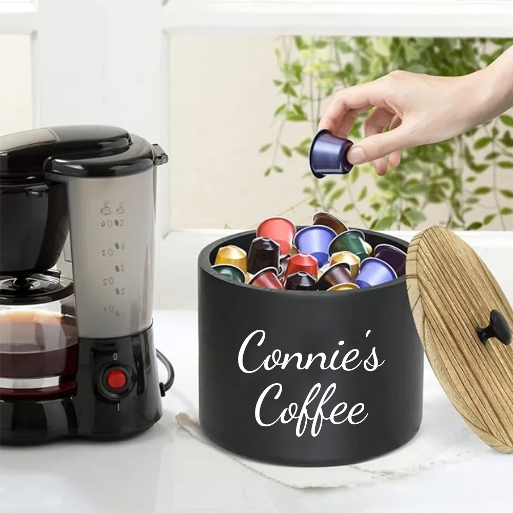 Personalized Coffee Pod Holder Organizer for Unique & Love | JNSDec163