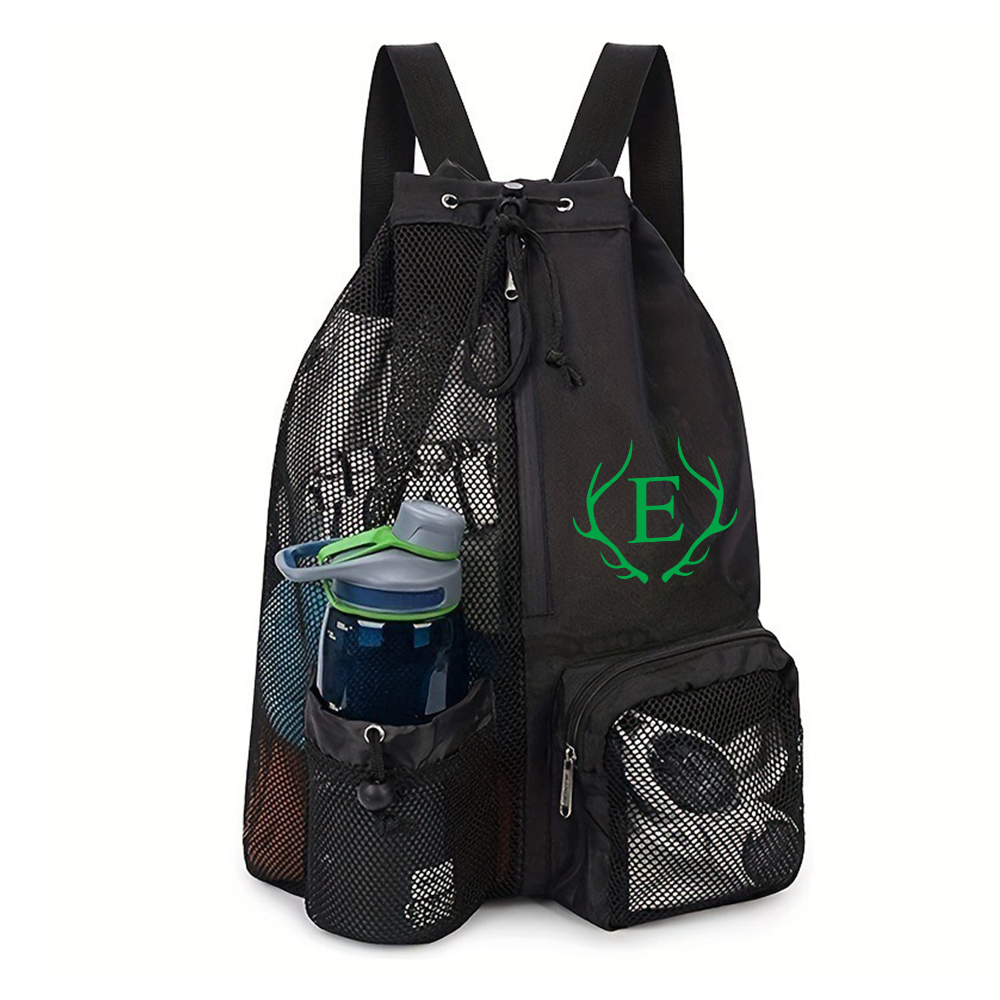Personalized Monogram Mesh Swim Backpack with Wet Pocket for Unique & Love | JNSBag105