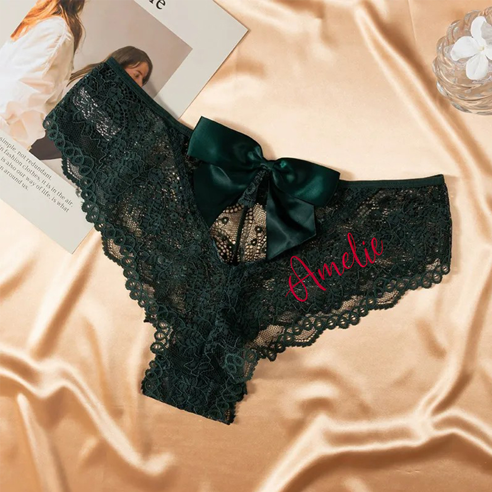 Personalized Embroidered Lace Underwear for Unique & Love | JNSCloth52