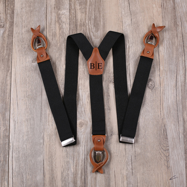 Personalized Monogram Leather Braces for Unique & Love | JNSCloth58