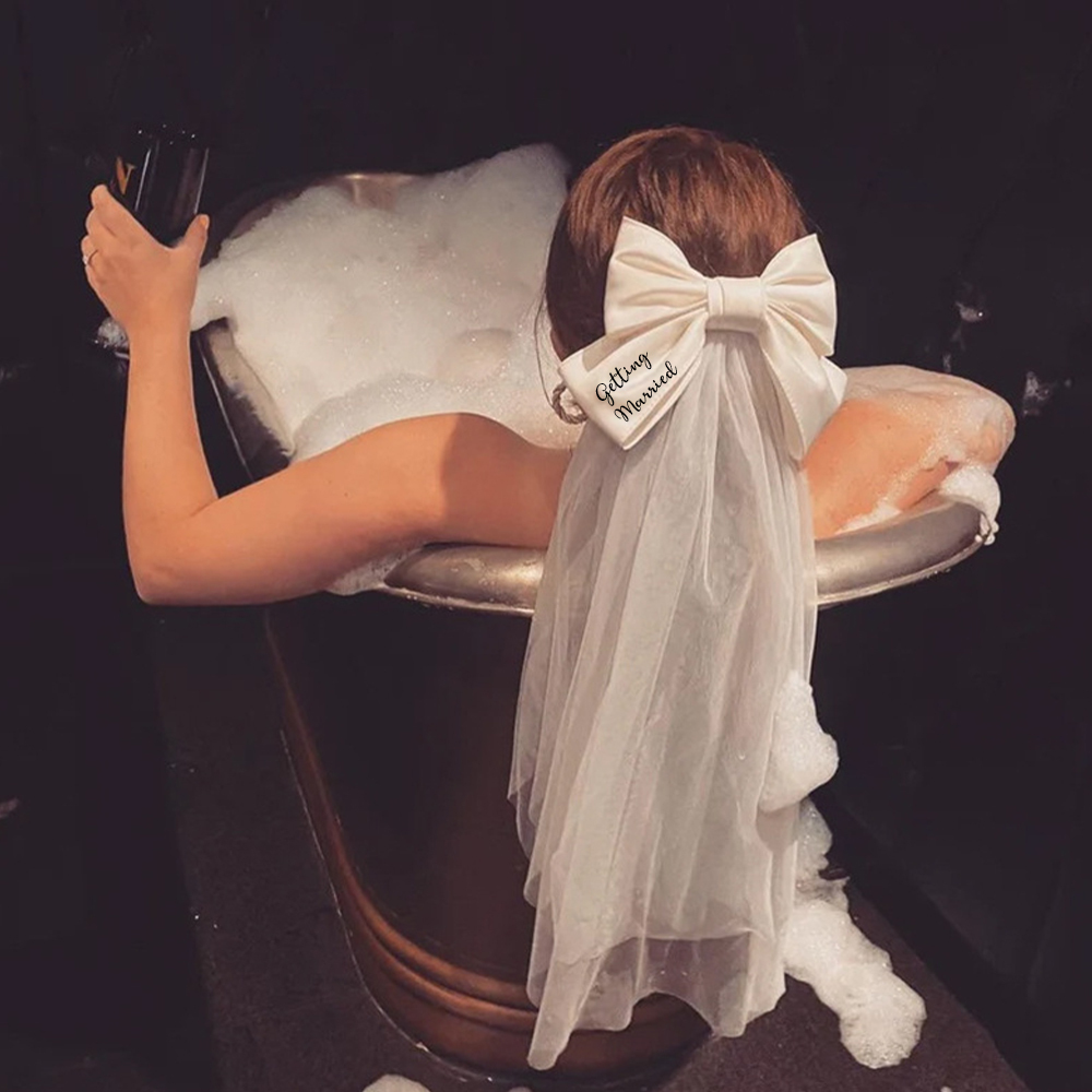 Personalized Name Bow Veil for Unique & Love | JNSCloth31