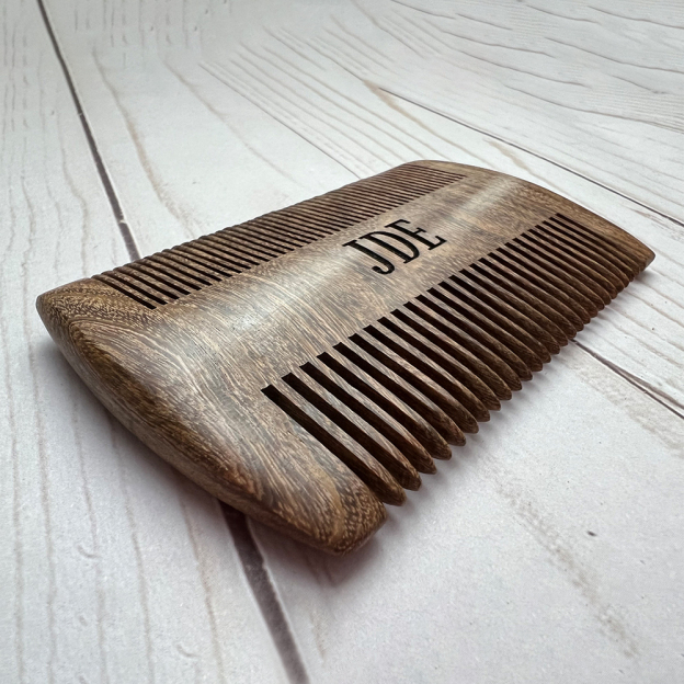 Personalized Name Wood Beard Comb for Unique & Love | JNSTool02