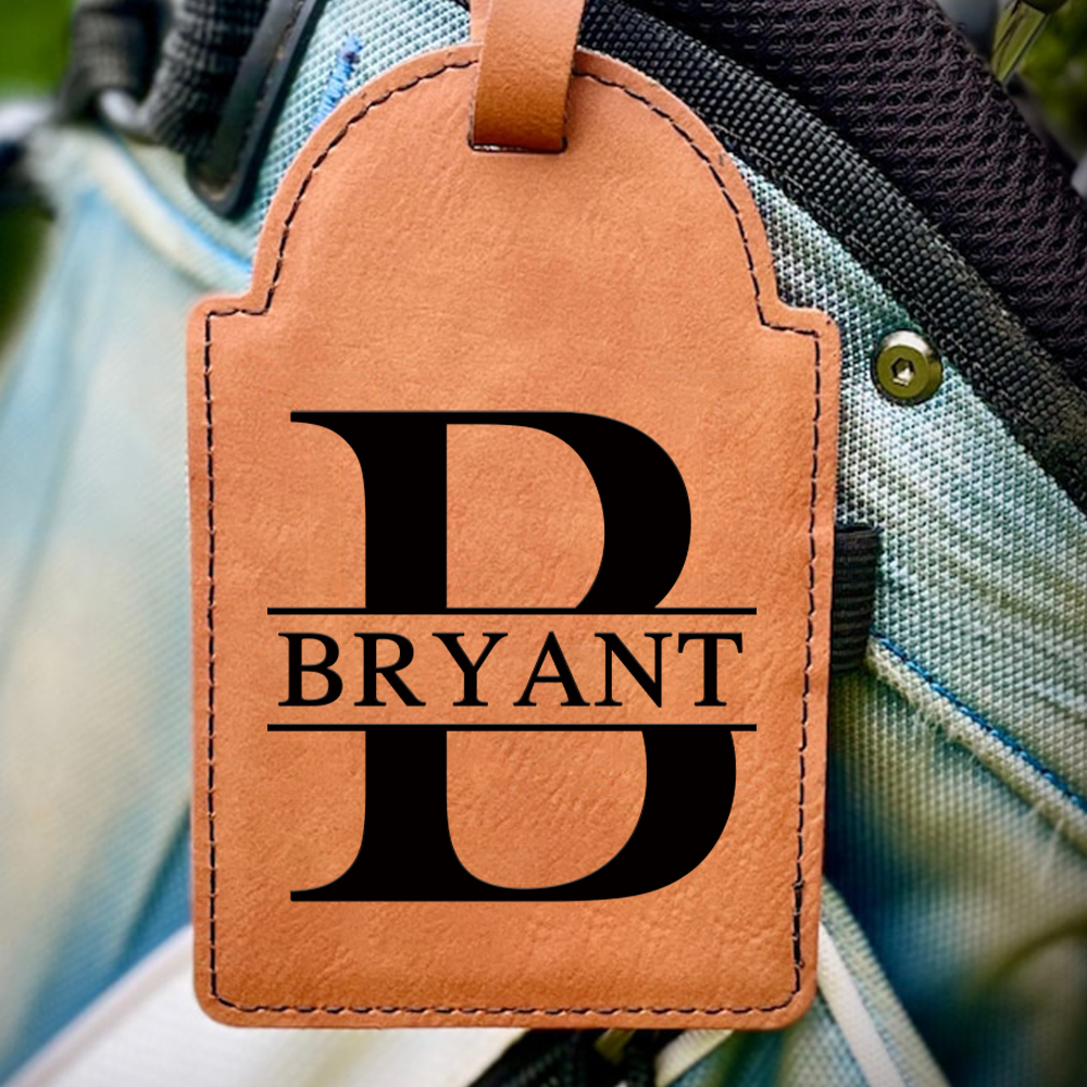Personalized Leather Monogram Golf Tees Bag Tag for Unique & Love | JNSTool15