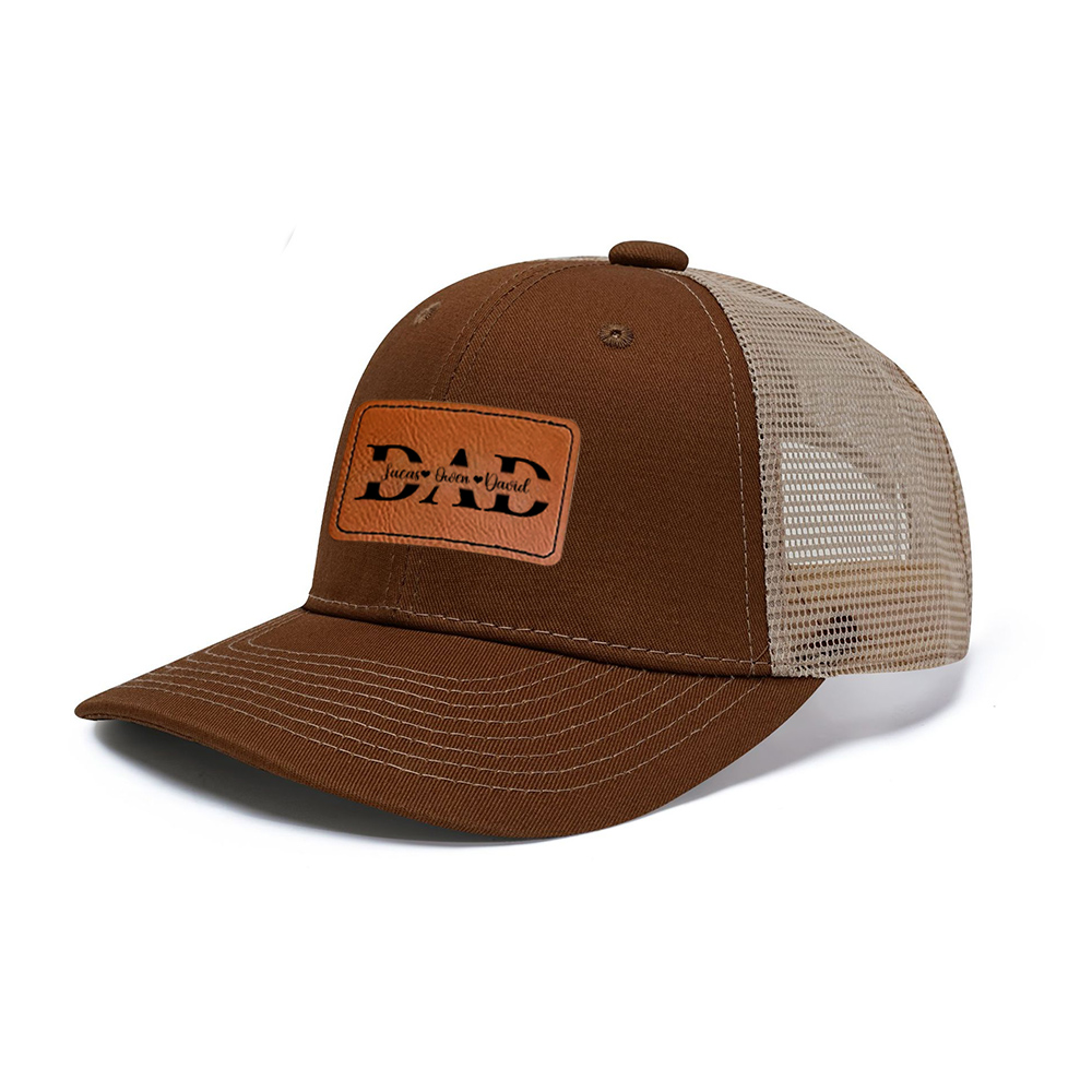 Personalized DAD Hat with Kids Names for Unique & Love | JNSHat09