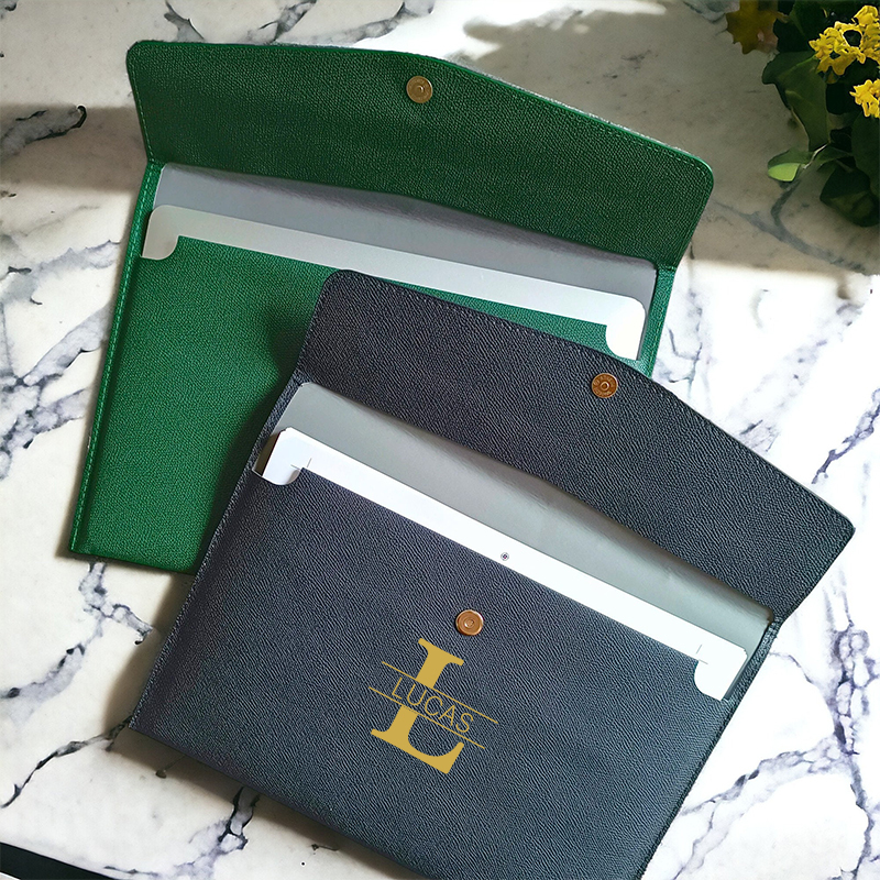 Personalized Monogram Leather File Folder for Unique & Love | JNSBag56