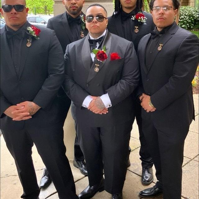 Personalized Photo Wedding Boutonniere Lapel Pin for Unique & Love | JNSDec89