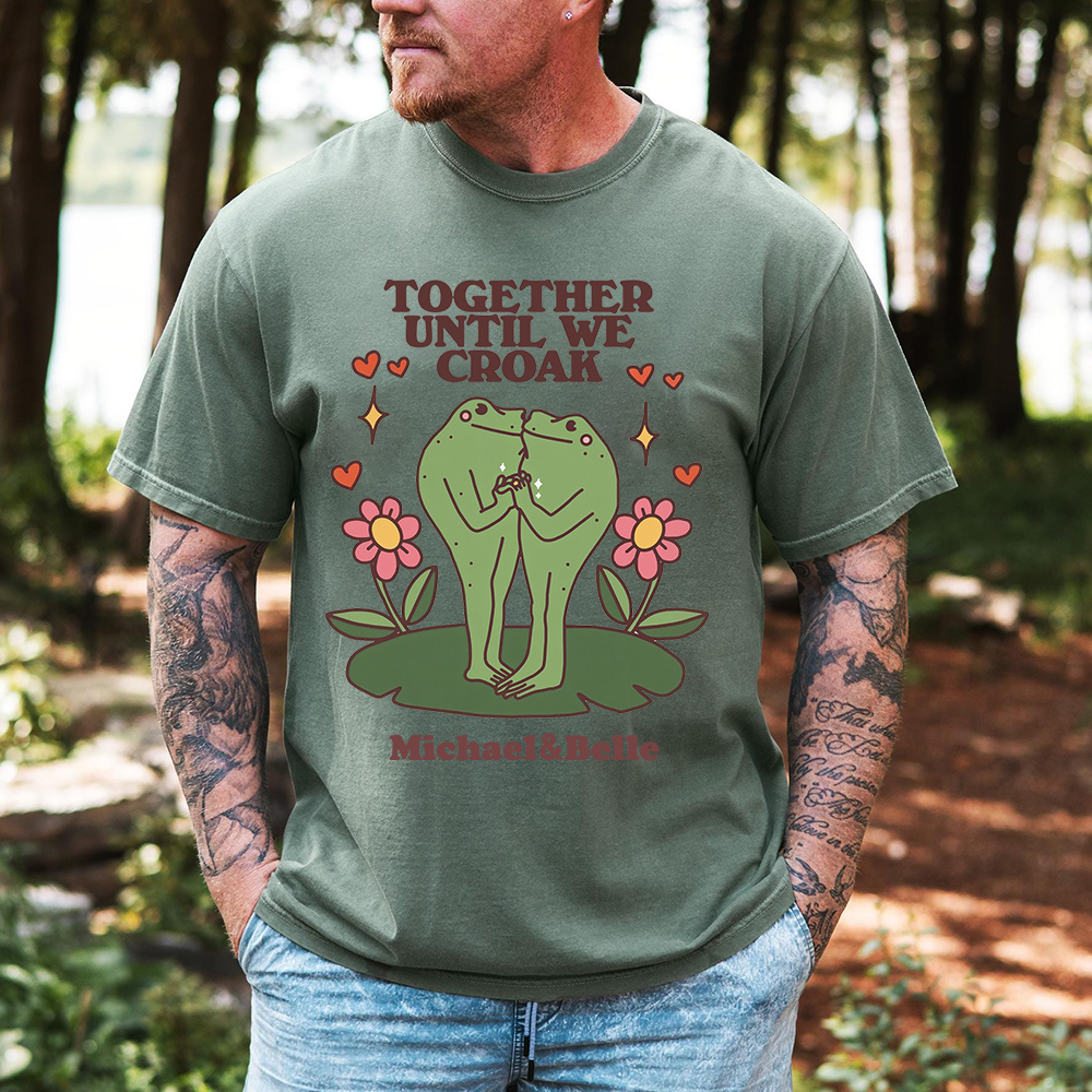 Personalized Name Frog Anniversary Shirt for Unique & Love | JNSCloth48