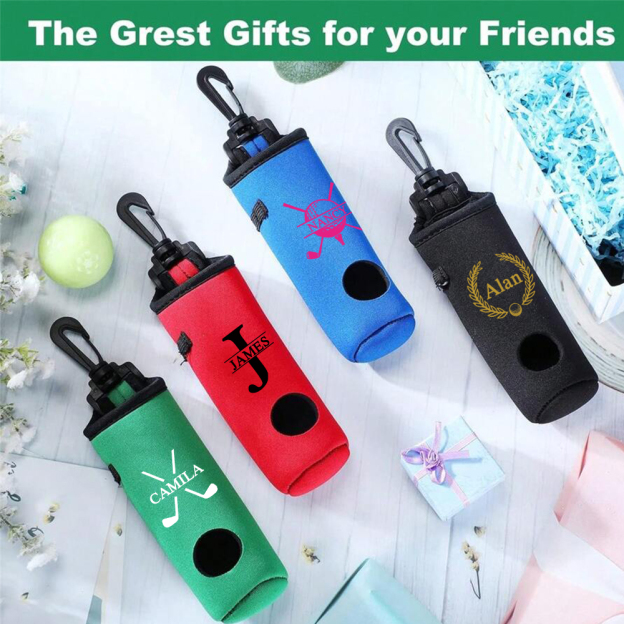 Personalized Monogram Portable Golf Ball Bag | JNSBag103