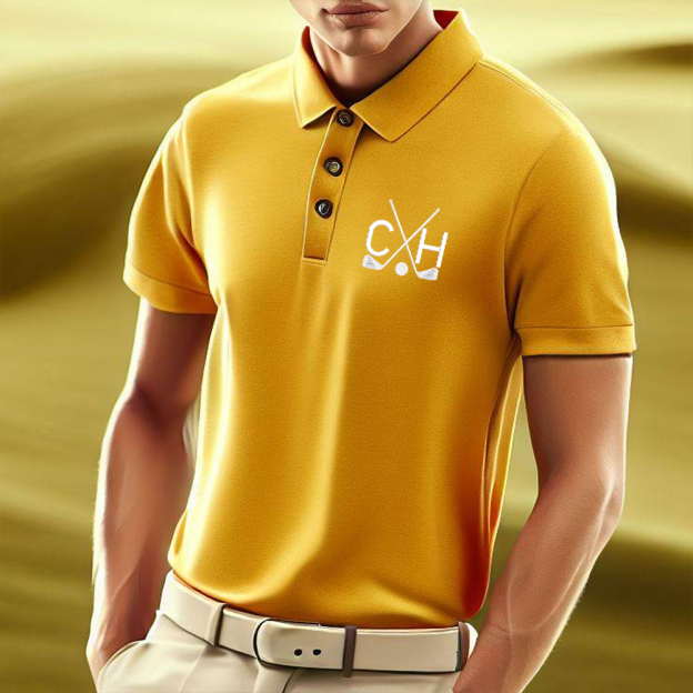 Personalized Monogram Embroidered Golf Polo Shirt | JNSCloth37