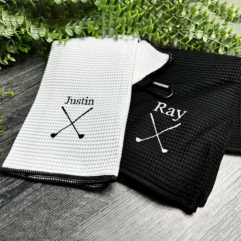 Personalized Monogram Embroidered Golf Towel | JNSCloth36