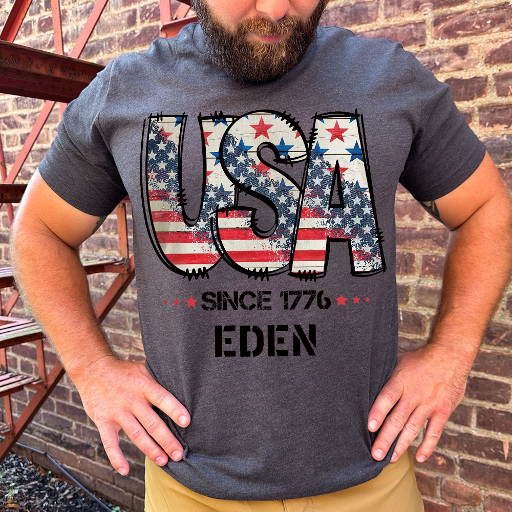 Personalized July 4th Patriotic Shirt for Unique & Love | JNSJuly29