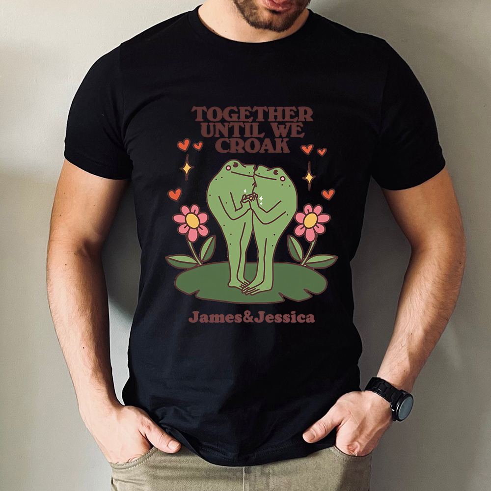 Personalized Name Frog Anniversary Shirt for Unique & Love | JNSCloth48