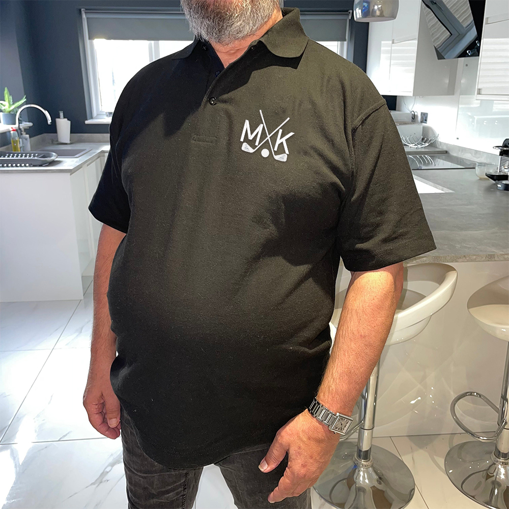 Personalized Monogram Embroidered Golf Polo Shirt | JNSCloth37