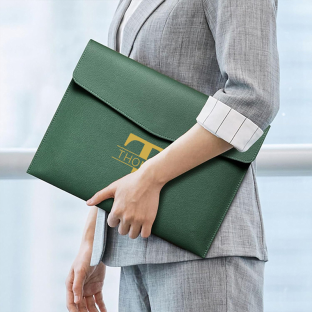 Personalized Monogram Leather File Folder for Unique & Love | JNSBag56