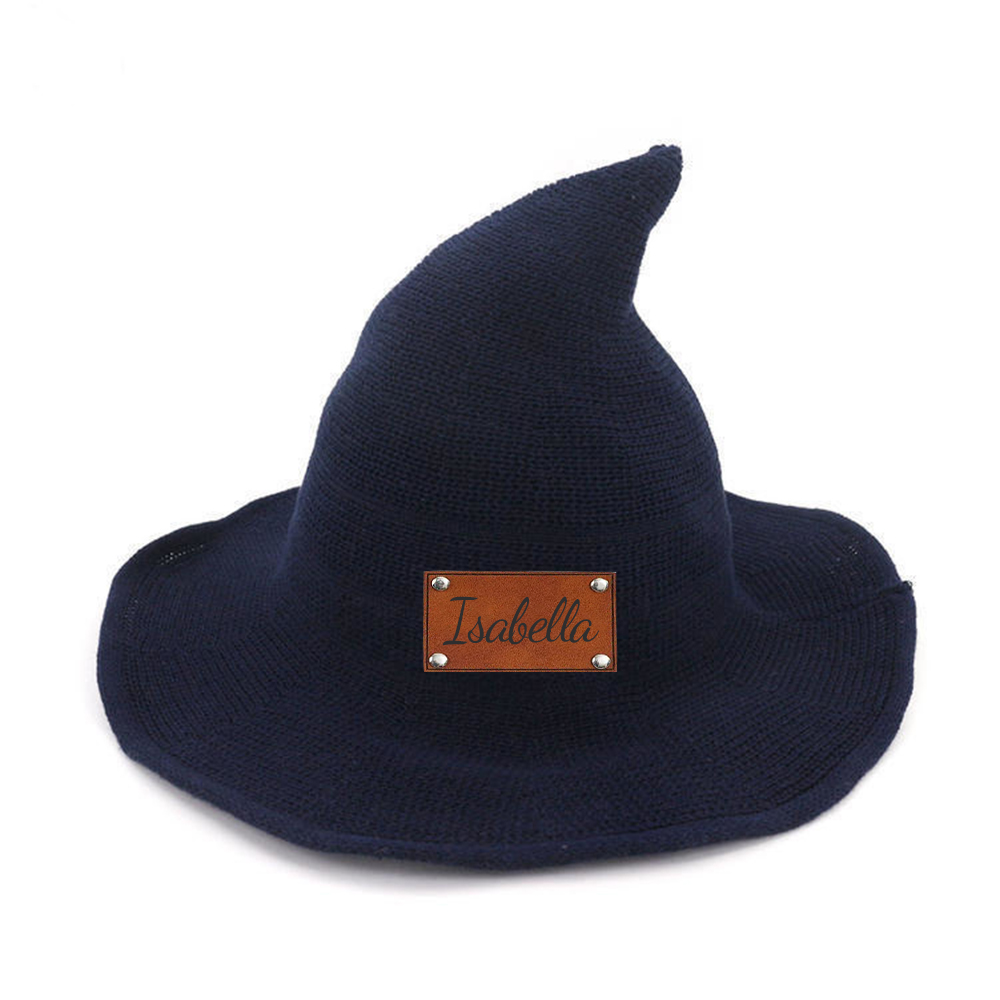 Personalized Name Knitted Halloween Witch Hat for Unique & Love | JNSHat12