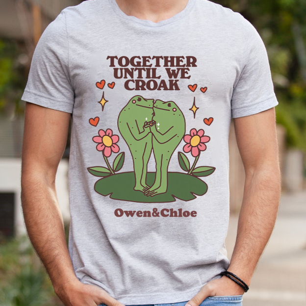Personalized Name Frog Anniversary Shirt for Unique & Love | JNSCloth48