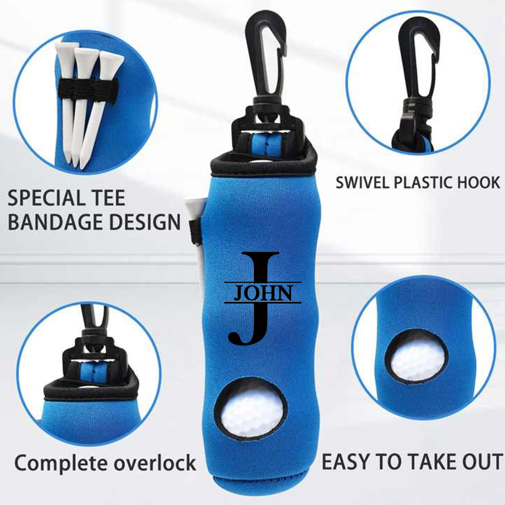 Personalized Monogram Portable Golf Ball Bag | JNSBag103