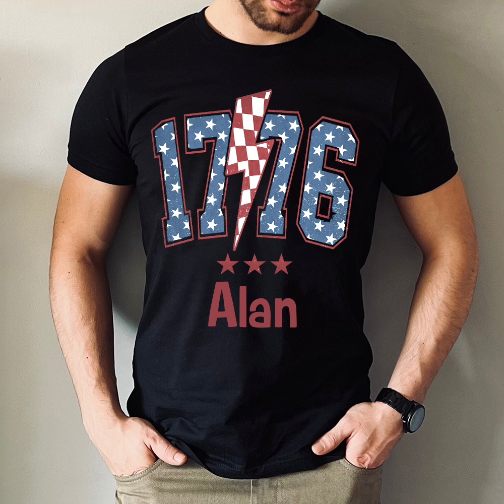 Personalized July 4th Patriotic Shirt for Unique & Love | JNSJuly16