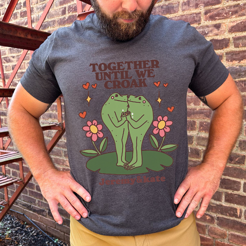 Personalized Name Frog Anniversary Shirt for Unique & Love | JNSCloth48