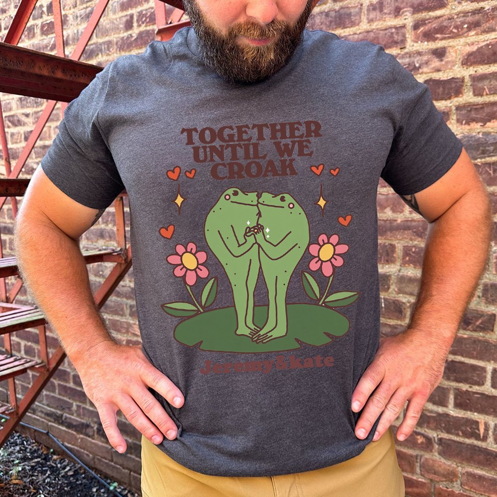 Personalized Name Frog Anniversary Shirt for Unique & Love | JNSCloth48