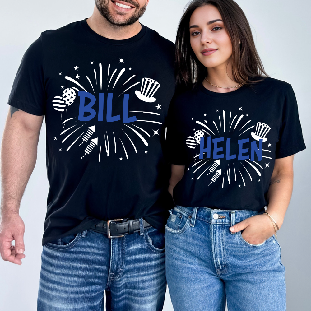 Personalized July 4th Patriotic Shirt for Unique & Love | JNSJuly23