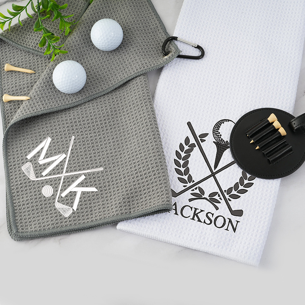 Personalized Monogram Embroidered Golf Towel | JNSCloth36