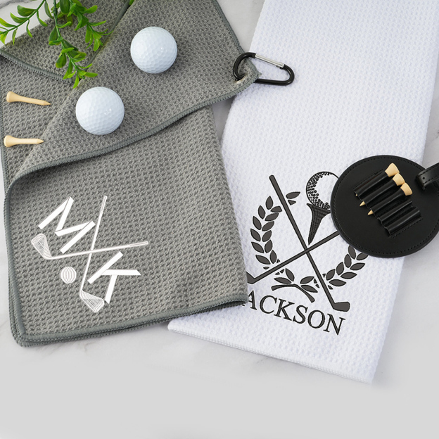 Personalized Monogram Embroidered Golf Towel | JNSCloth36