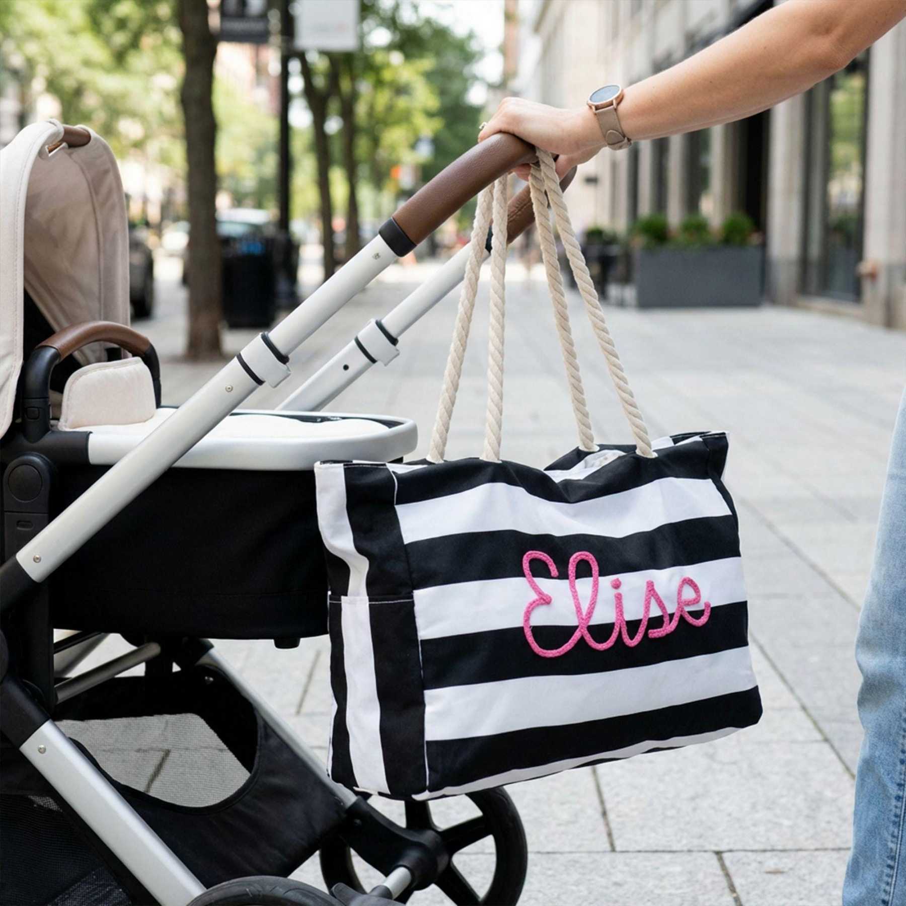 Personalized Hand Embroidered Waterproof Beach Tote Bag for Unique & Love | JNSBag128