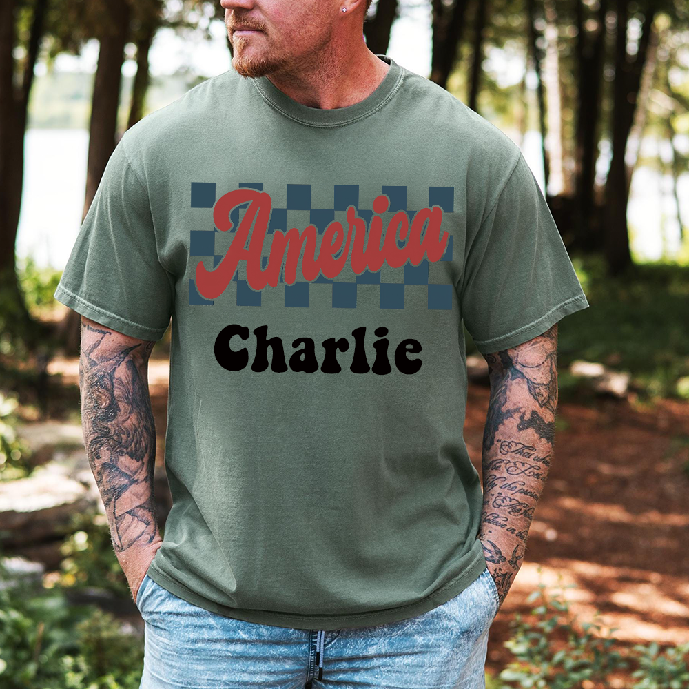 Personalized July 4th Patriotic Shirt for Unique & Love | JNSJuly22