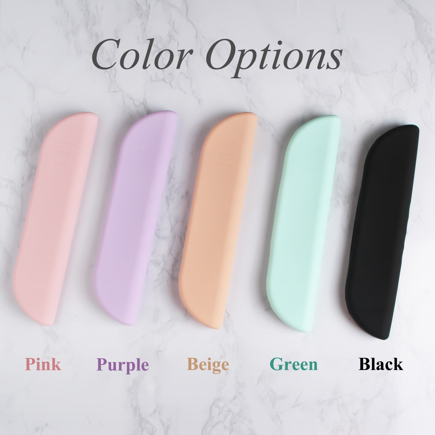 Personalized Silicone Makeup Brush Bag for Unique & Love | JNSBag17