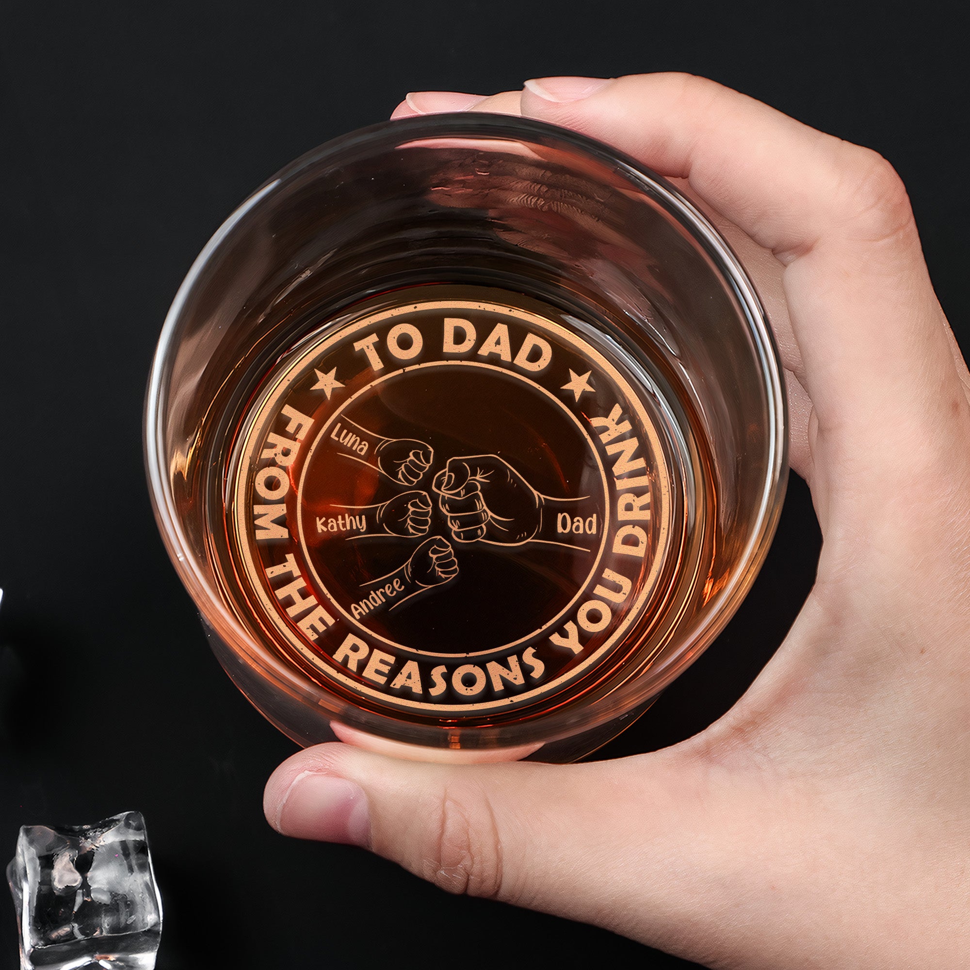 Personalized Engraved Whiskey Glass for Unique & Love | JNSDec79