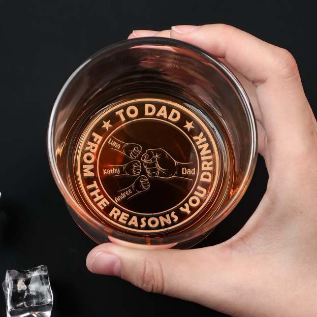 Personalized Engraved Whiskey Glass for Unique & Love | JNSDec79