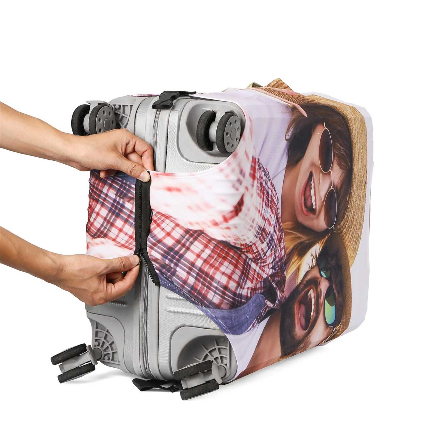 Personalized Photo Luggage Cover for Unique & Love | JNSDec124