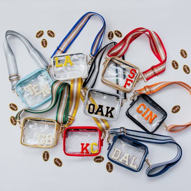 Personalized Clear Stadium Crossbody Bag for Unique & Love | JNSBag39