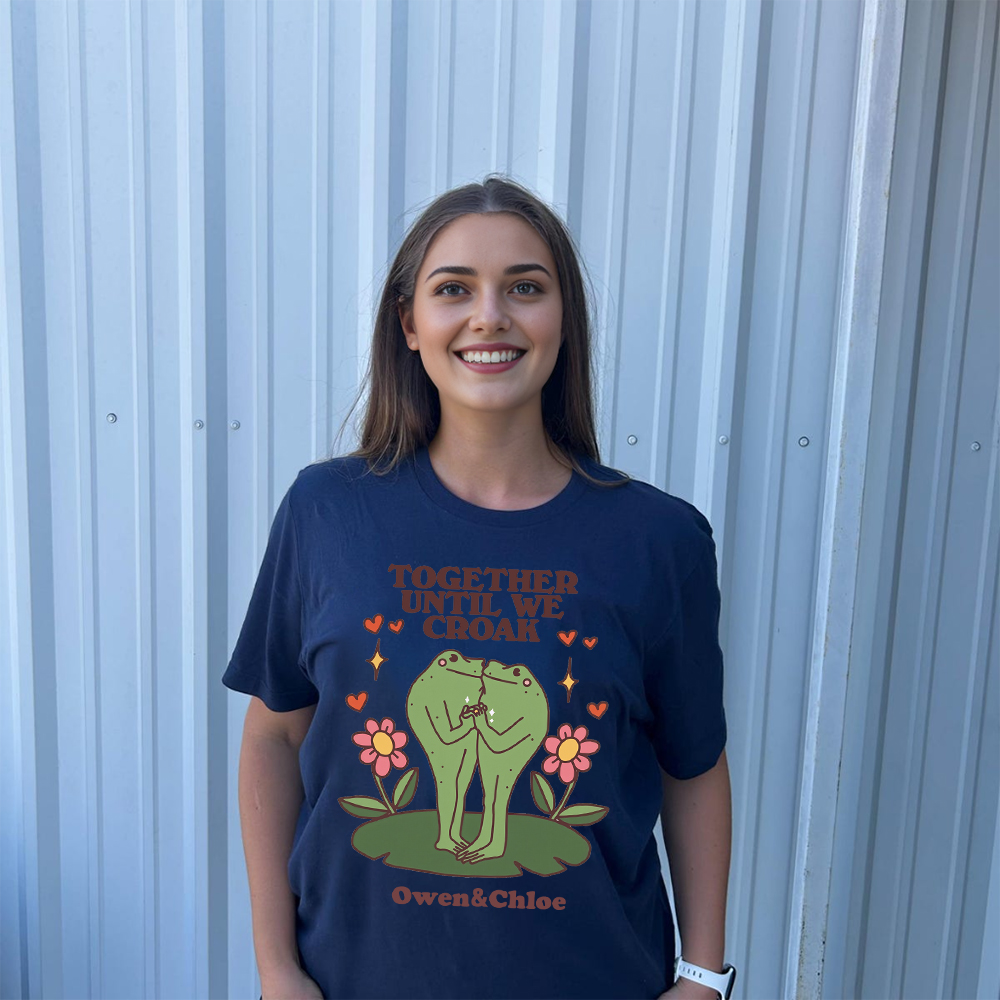 Personalized Name Frog Anniversary Shirt for Unique & Love | JNSCloth48