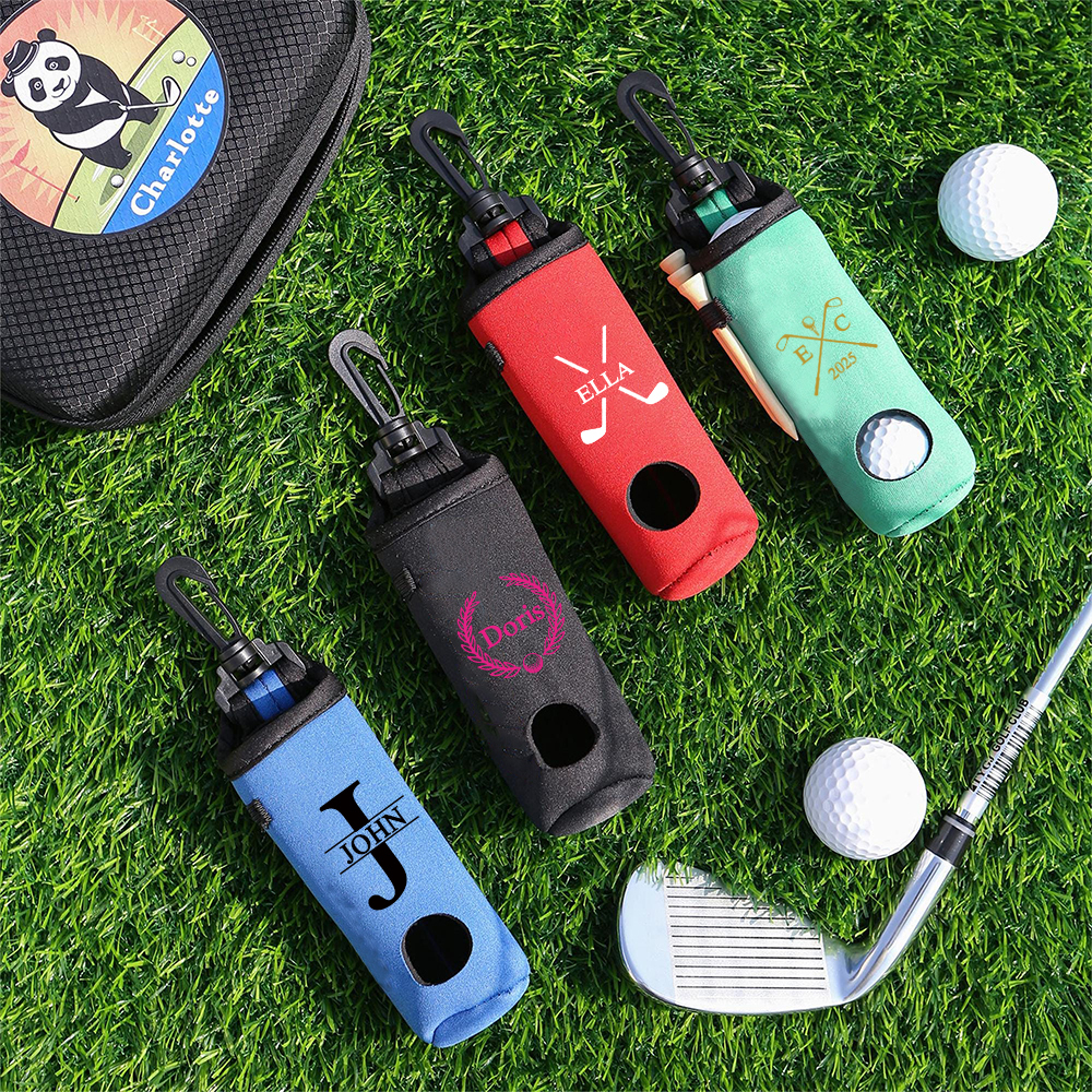 Personalized Monogram Portable Golf Ball Bag | JNSBag103