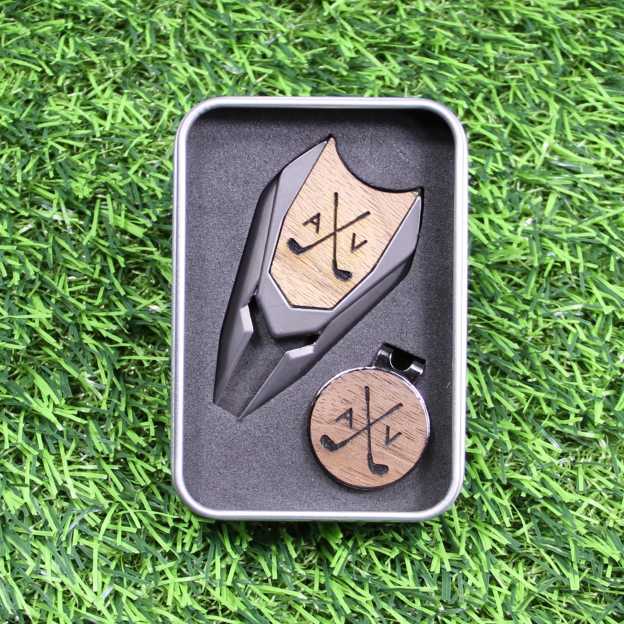 Personalized Monogram Golf Divot Tool and Ball Marker Set | JNSTool06