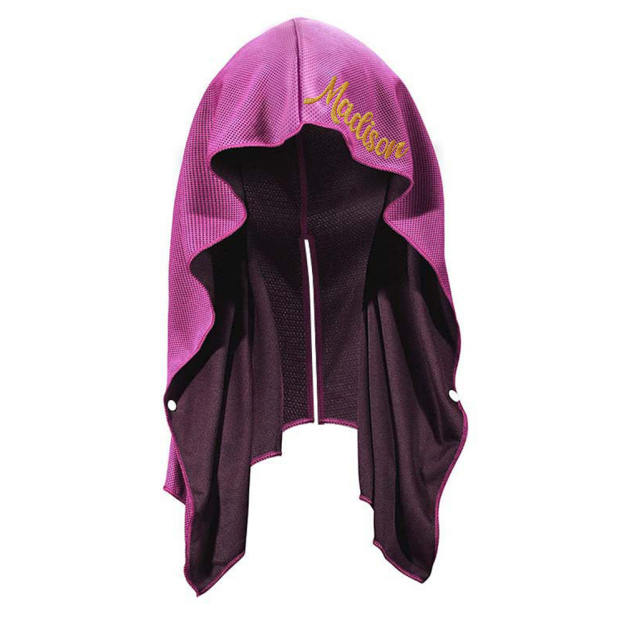 Personalized Quick Drying Cooling Hoodie Towel for Neck and Face UV Sun Protection | JNSCloth46