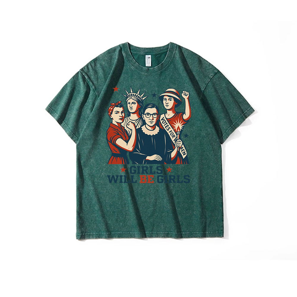 July 4th Patriotic Washed Shirt for Unique & Love | JNSJuly44