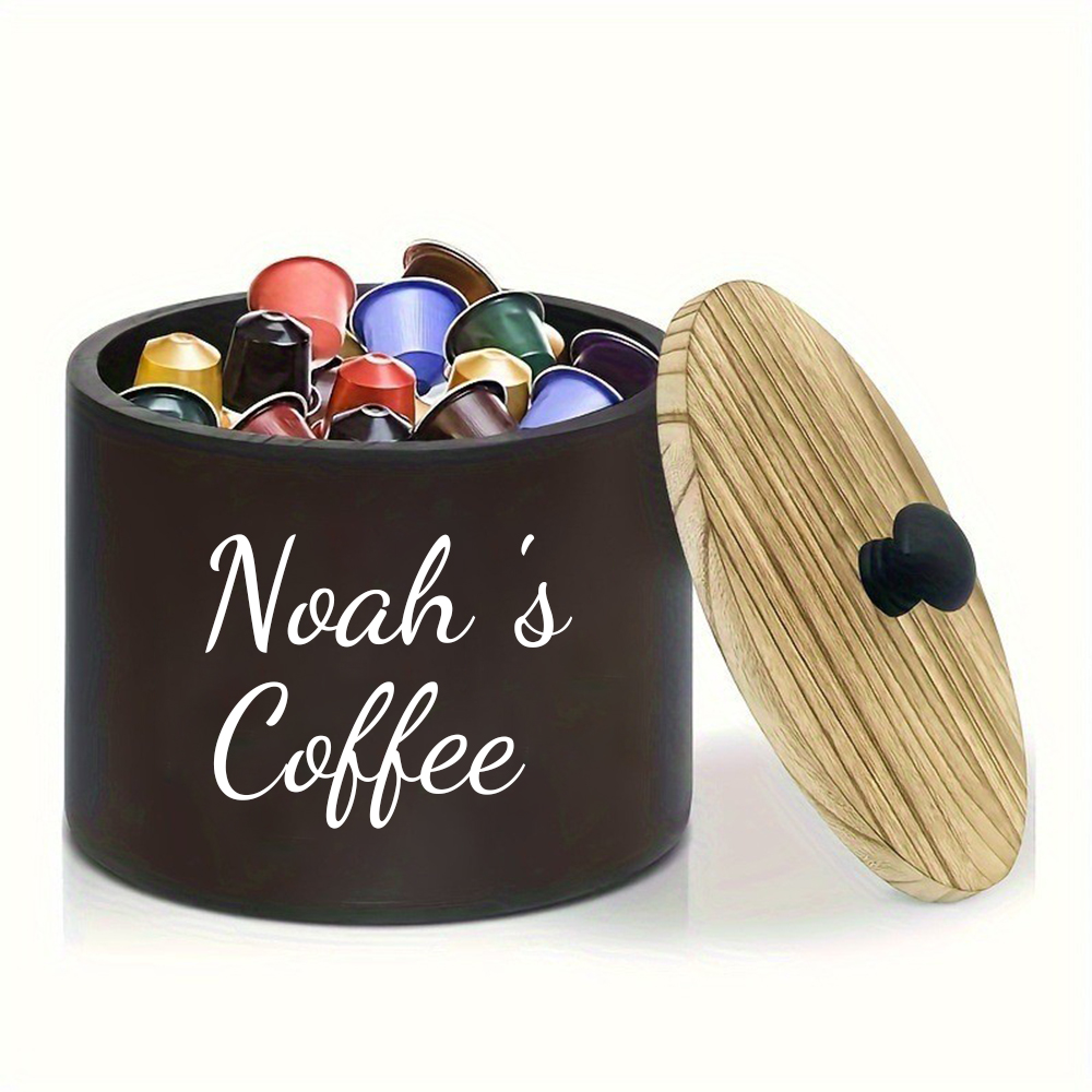 Personalized Coffee Pod Holder Organizer for Unique & Love | JNSDec163