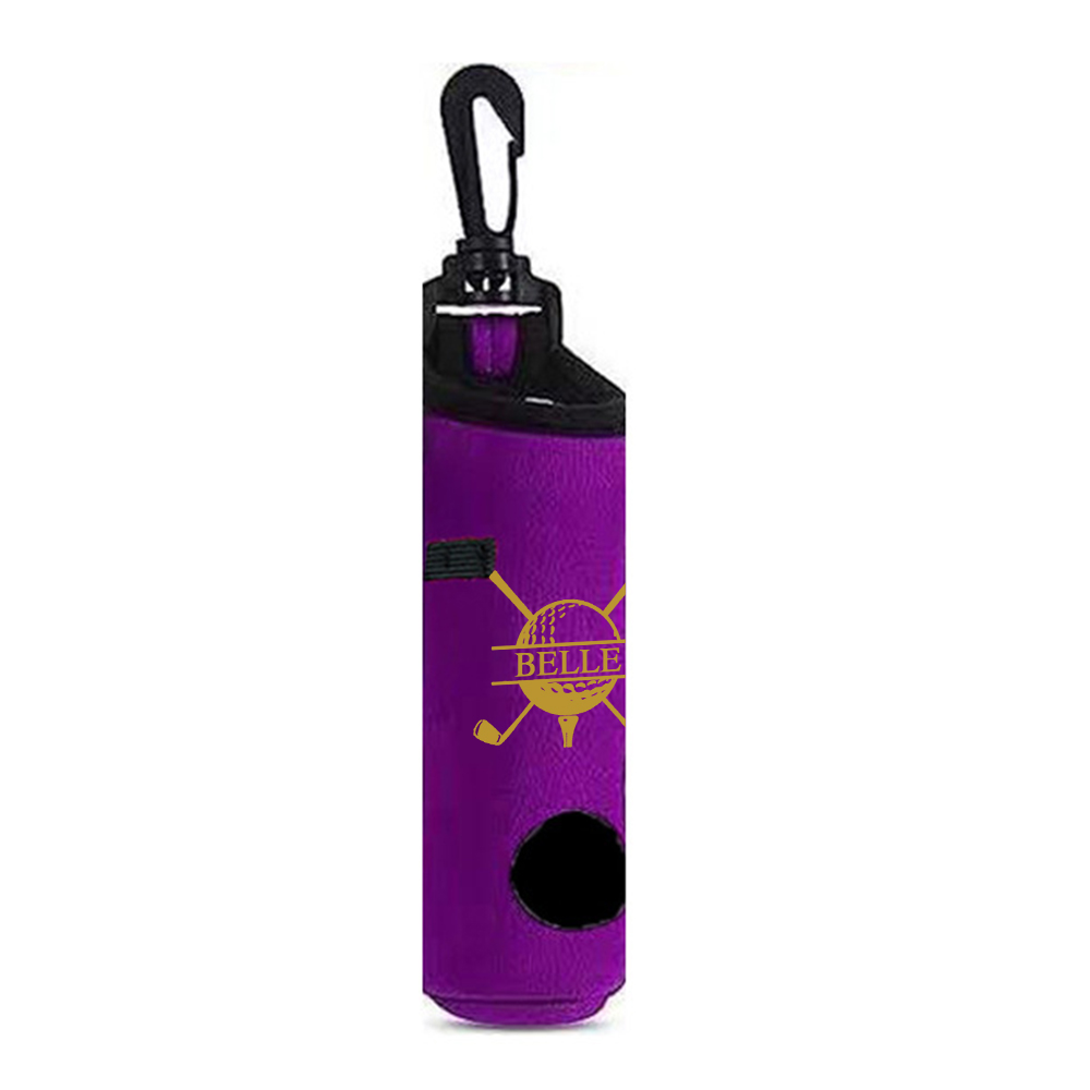 Personalized Monogram Portable Golf Ball Bag | JNSBag103