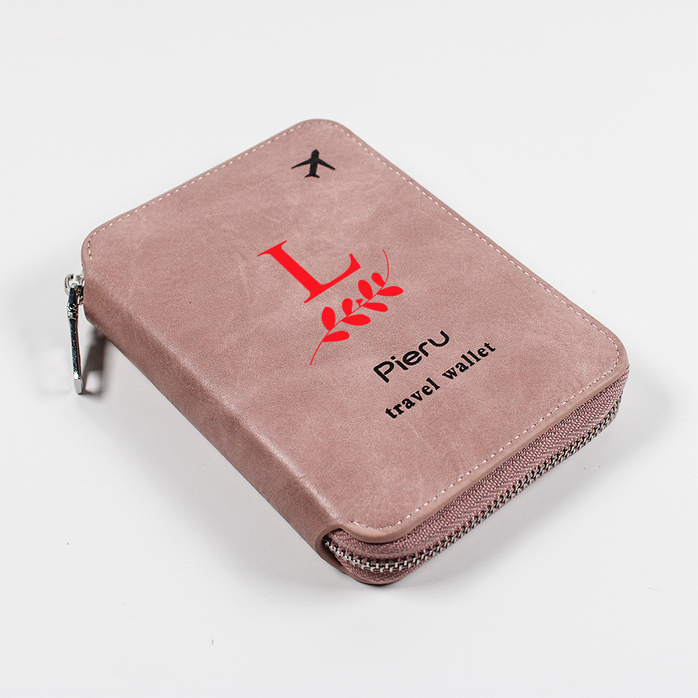 Personalized Monogram Leather Passport Cover with RFID Blocking | JNSCase11