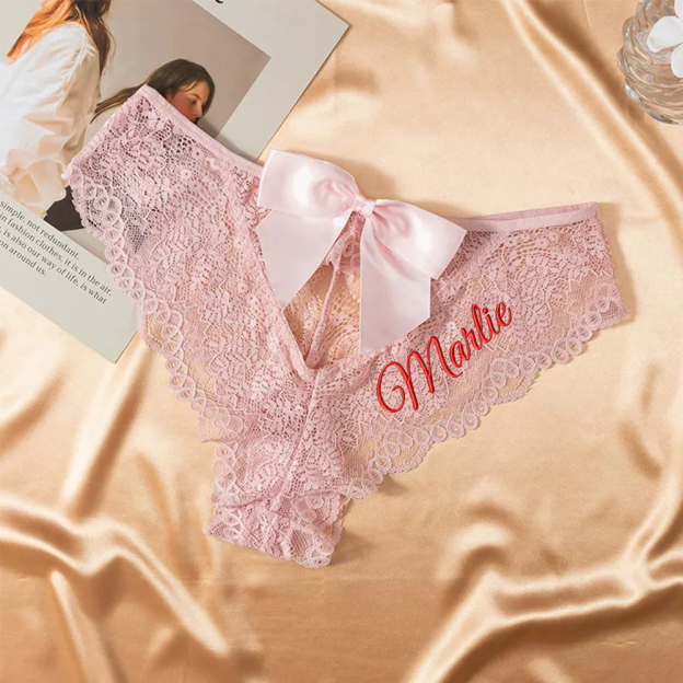 Personalized Embroidered Lace Underwear for Unique & Love | JNSCloth52
