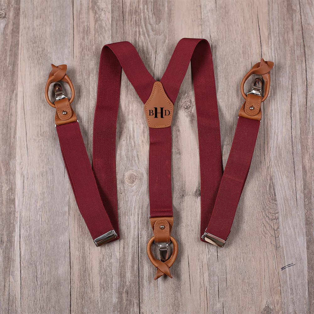 Personalized Monogram Leather Braces for Unique & Love | JNSCloth58
