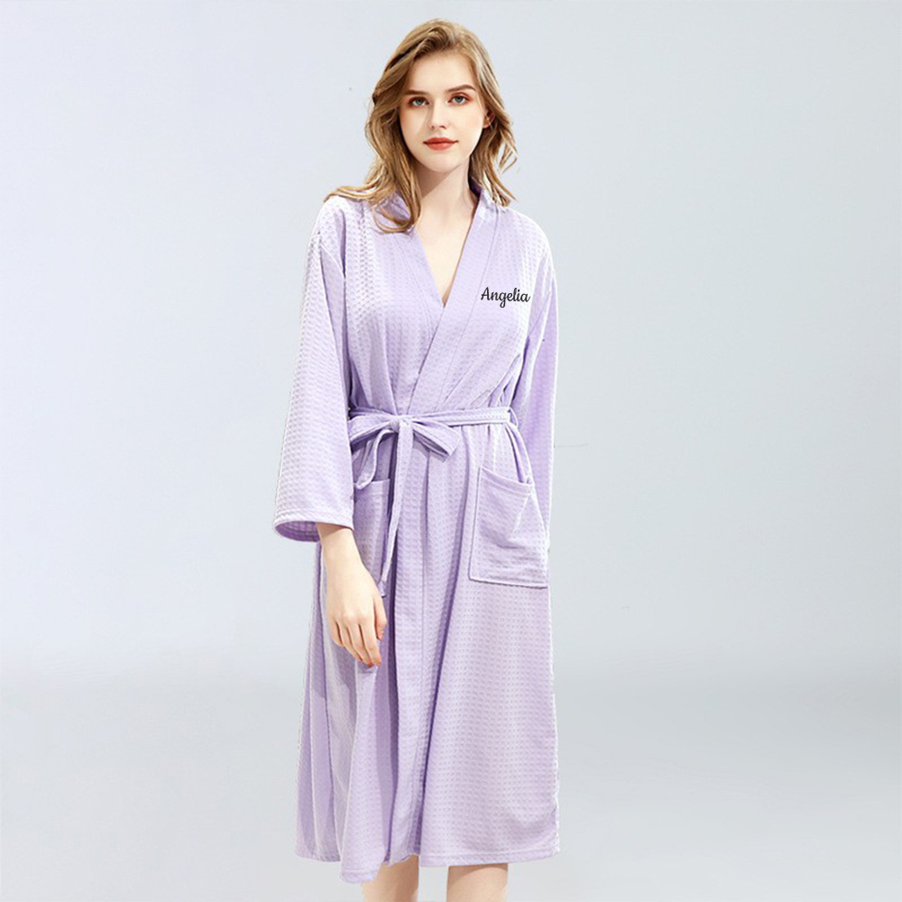 Personalized Monogrammed Waffle Robe for Unique & Love | JNSCloth26
