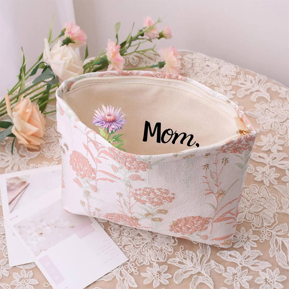 Personalised Handmade Lining Photo Purse Gift For Mom