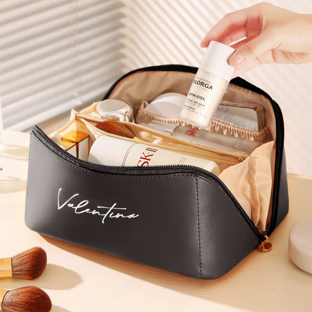 Personalized Embroidered Makeup Bag for Unique & Love | JNSBag30