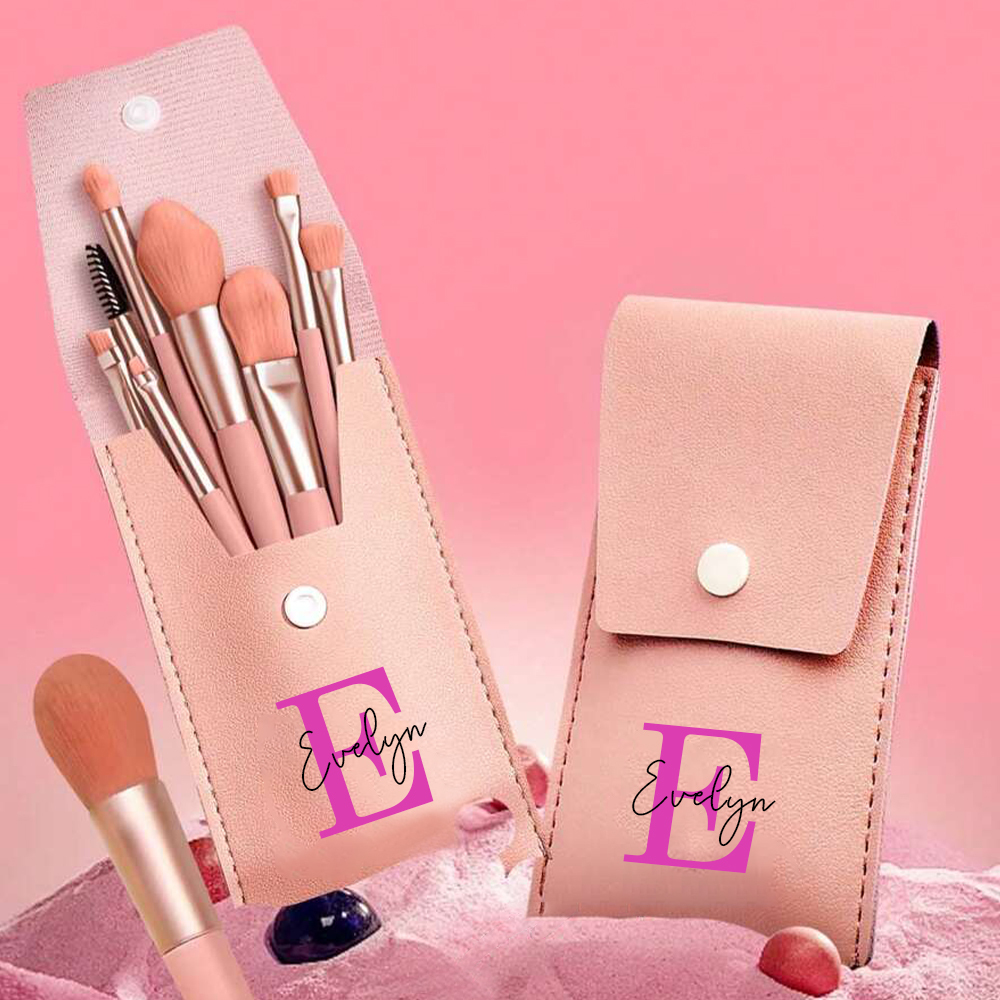 Personalized Monogram Makeup Brushes Set for Unique & Love | JNSBag0302